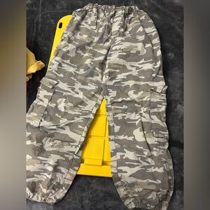 Rachel Paige Gray Cargo Pants